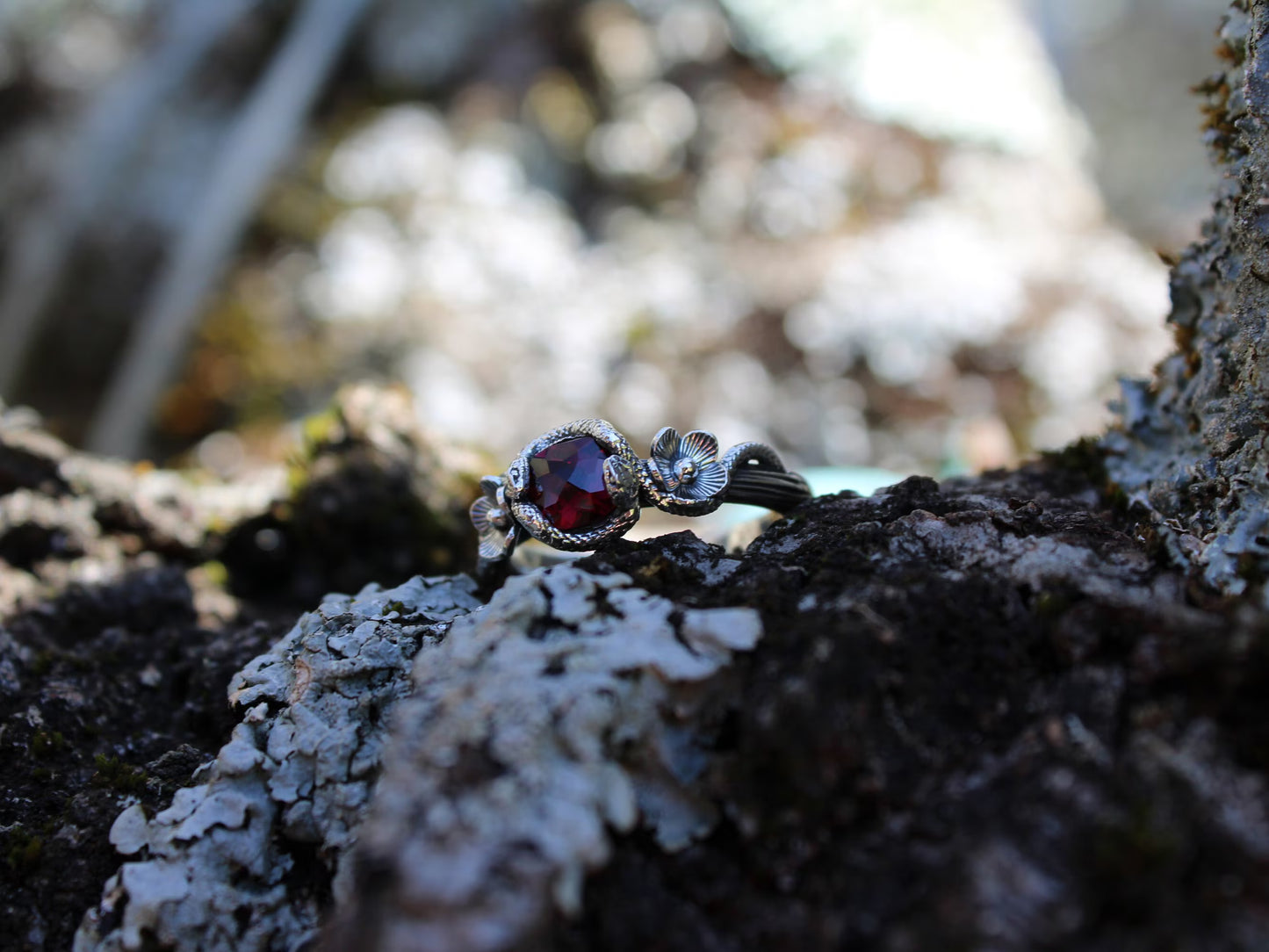 Serpent's Embrace in Sterling Silver