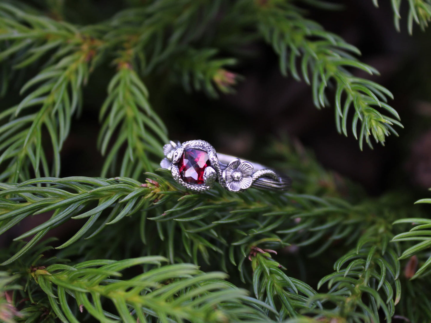 Serpent's Embrace in Sterling Silver