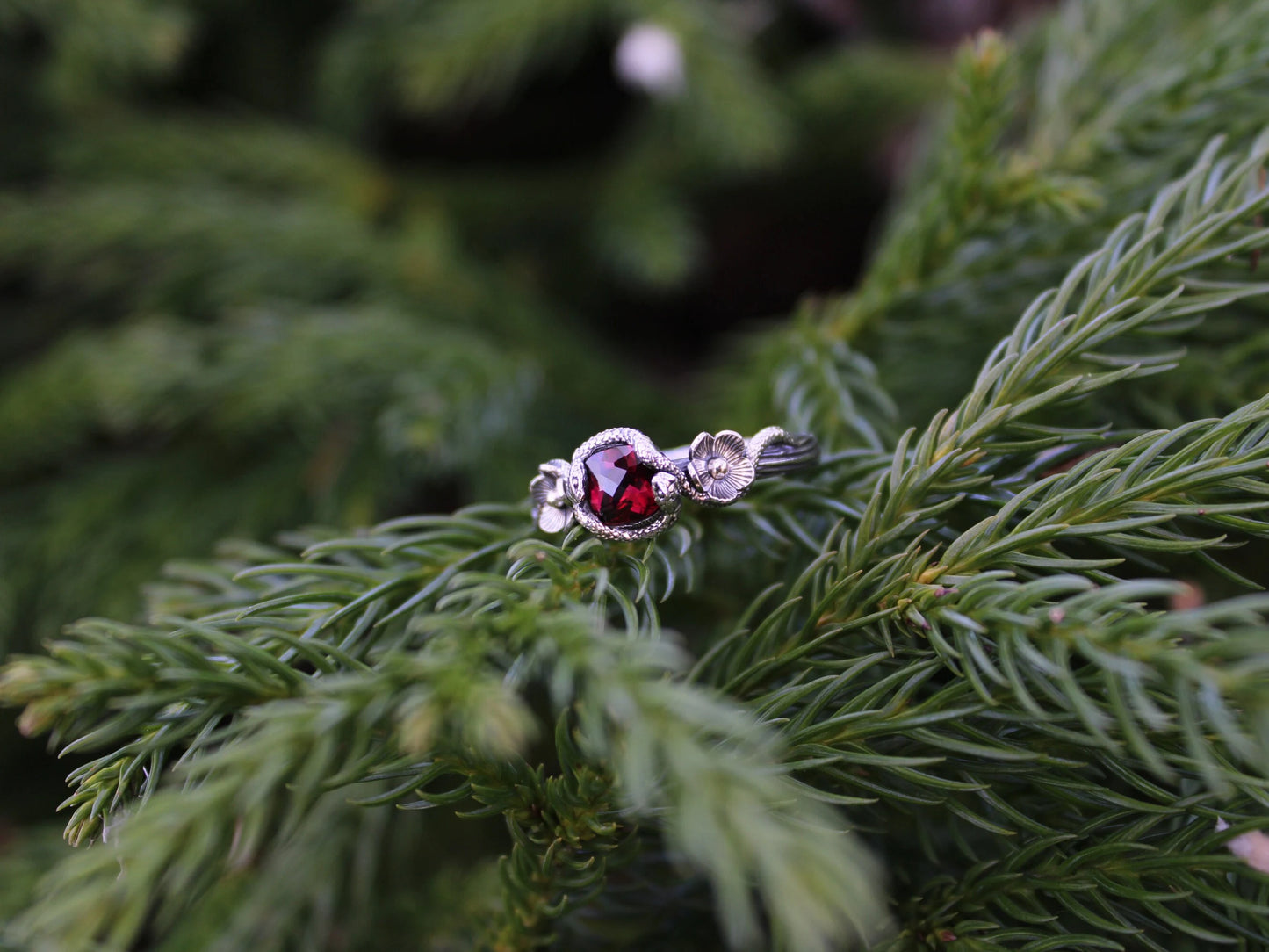 Serpent's Embrace Set in Sterling Silver