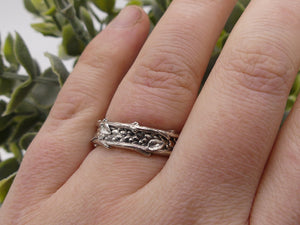 Serpent's Forest Narrow Ring - JF Fantasy Jewelry