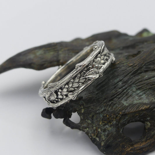 Serpent's Forest Narrow Ring - JF Fantasy Jewelry