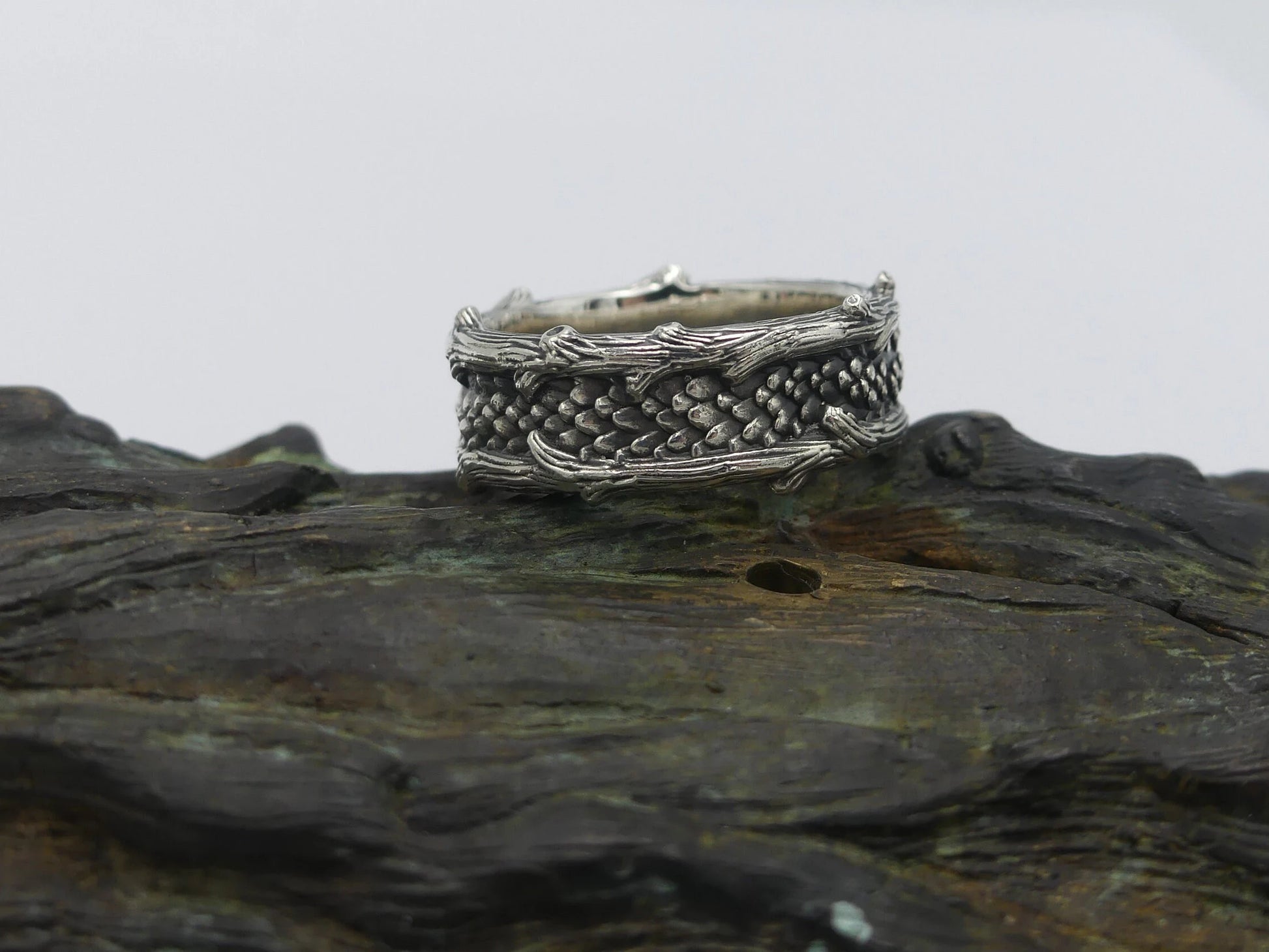 Serpent's Forest Wide Ring - JF Fantasy Jewelry