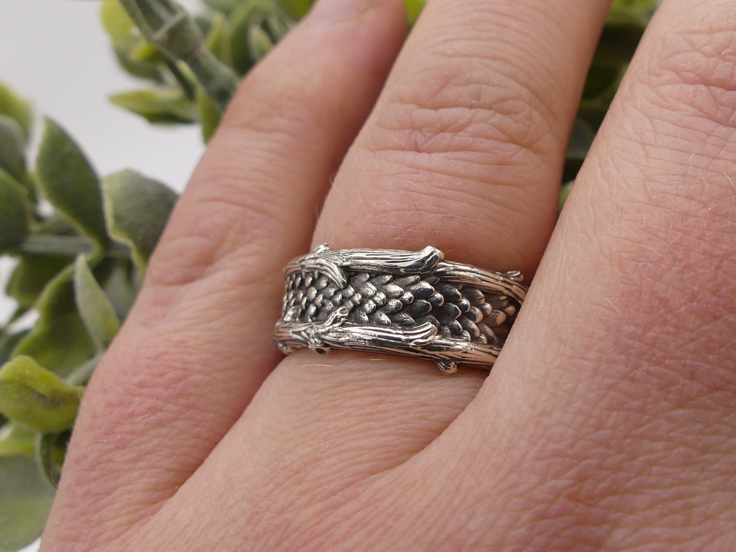 Serpent's Forest Wide Ring - JF Fantasy Jewelry