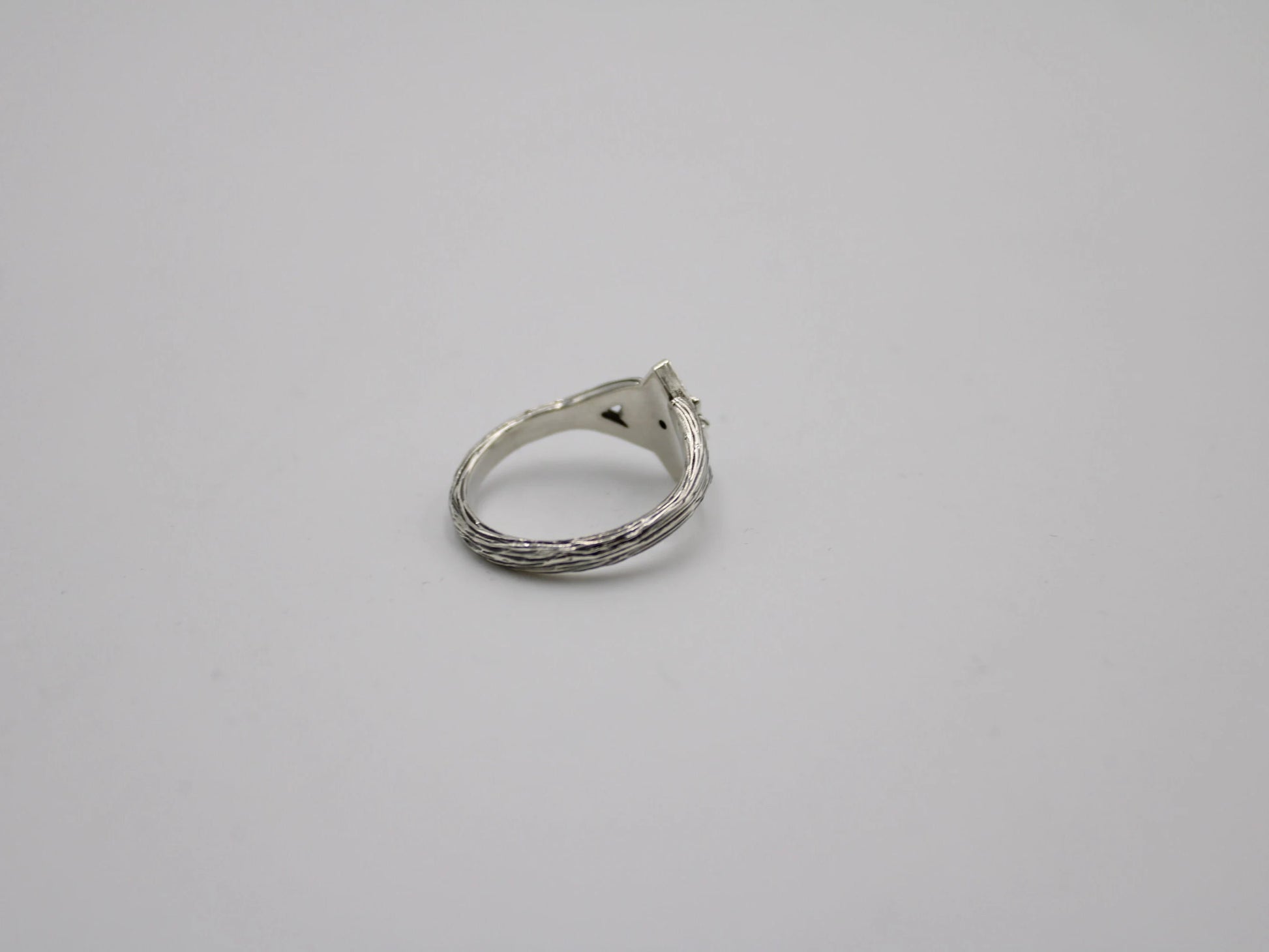 Lunar Bloom - Sapphire Lotus Engagement Ring - JF Fantasy Jewelry