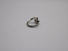 Load image into Gallery viewer, Leafy Trails - Amethyst Snail Ring
