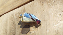 Load image into Gallery viewer, Bleeding Fang Two Tone Pendant - JF Fantasy Jewelry

