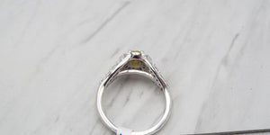 Yellow Diamond Engagement Ring - JF Fantasy Jewelry