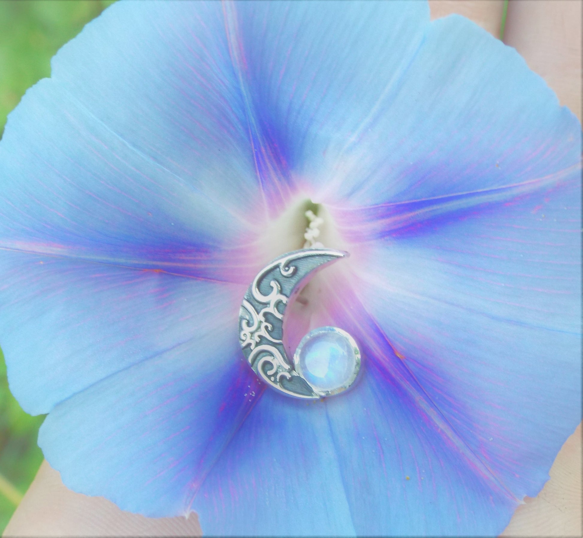 Crescent Moon earrings - JF Fantasy Jewelry