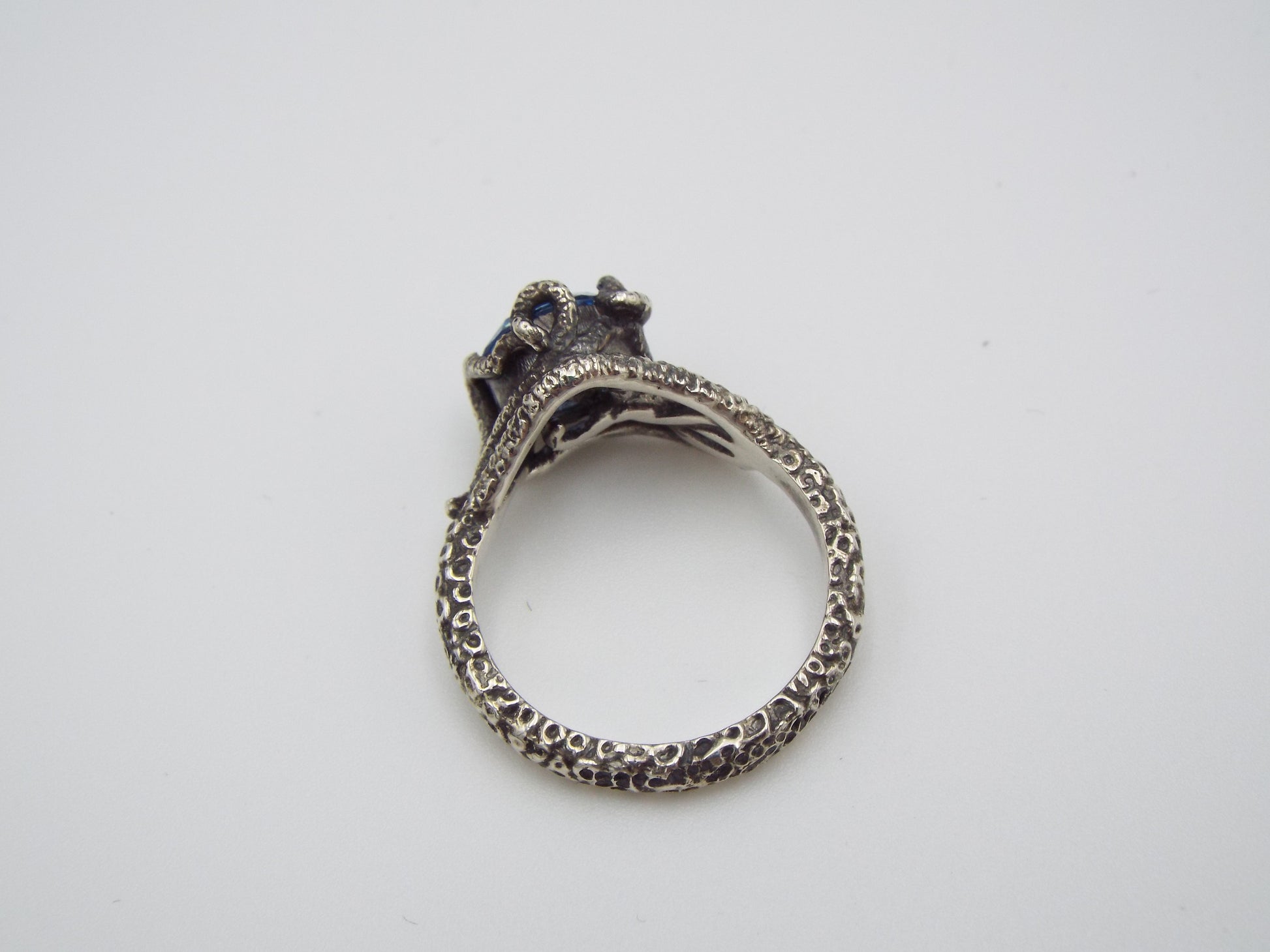 Kraken Blue Topaz Ring - JF Fantasy Jewelry