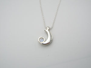 Crescent moon pendant - JF Fantasy Jewelry