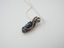 Load image into Gallery viewer, Kraken Blue Topaz Radiant Pendant - JF Fantasy Jewelry
