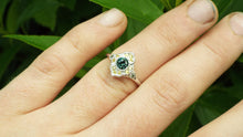 Load image into Gallery viewer, Spring sapphire ring - JF Fantasy Jewelry
