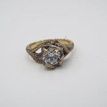 Load image into Gallery viewer, Moissanite Fantasy Engagement ring - JF Fantasy Jewelry
