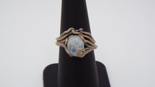 Load image into Gallery viewer, Moonstone Fantasy Engagement Set in 14k gold - JF Fantasy Jewelry
