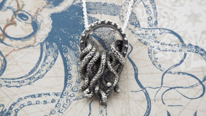 Invasion of the Sea, Porthole pendant - JF Fantasy Jewelry