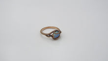 Load image into Gallery viewer, Dainty Opal Kraken ring in 14k Rose gold - JF Fantasy Jewelry
