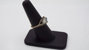 Moonstone Kraken ring 14k Rose gold - JF Fantasy Jewelry