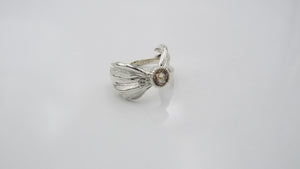 Smoky Quartz and Sapphire Fairy Ring - JF Fantasy Jewelry