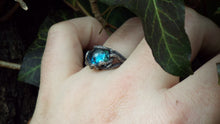Load image into Gallery viewer, Kraken blue topaz ring - JF Fantasy Jewelry

