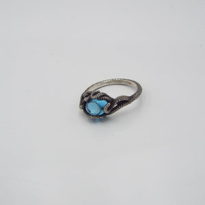 Kraken blue topaz ring - JF Fantasy Jewelry