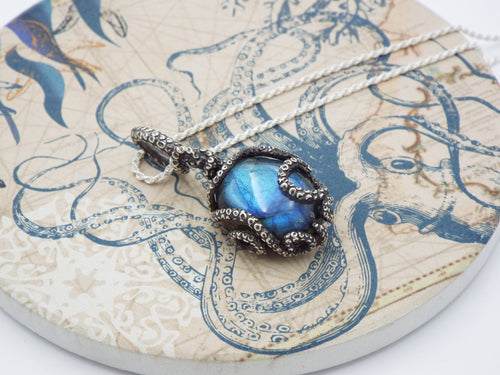 Kraken Labradorite Necklace - JF Fantasy Jewelry
