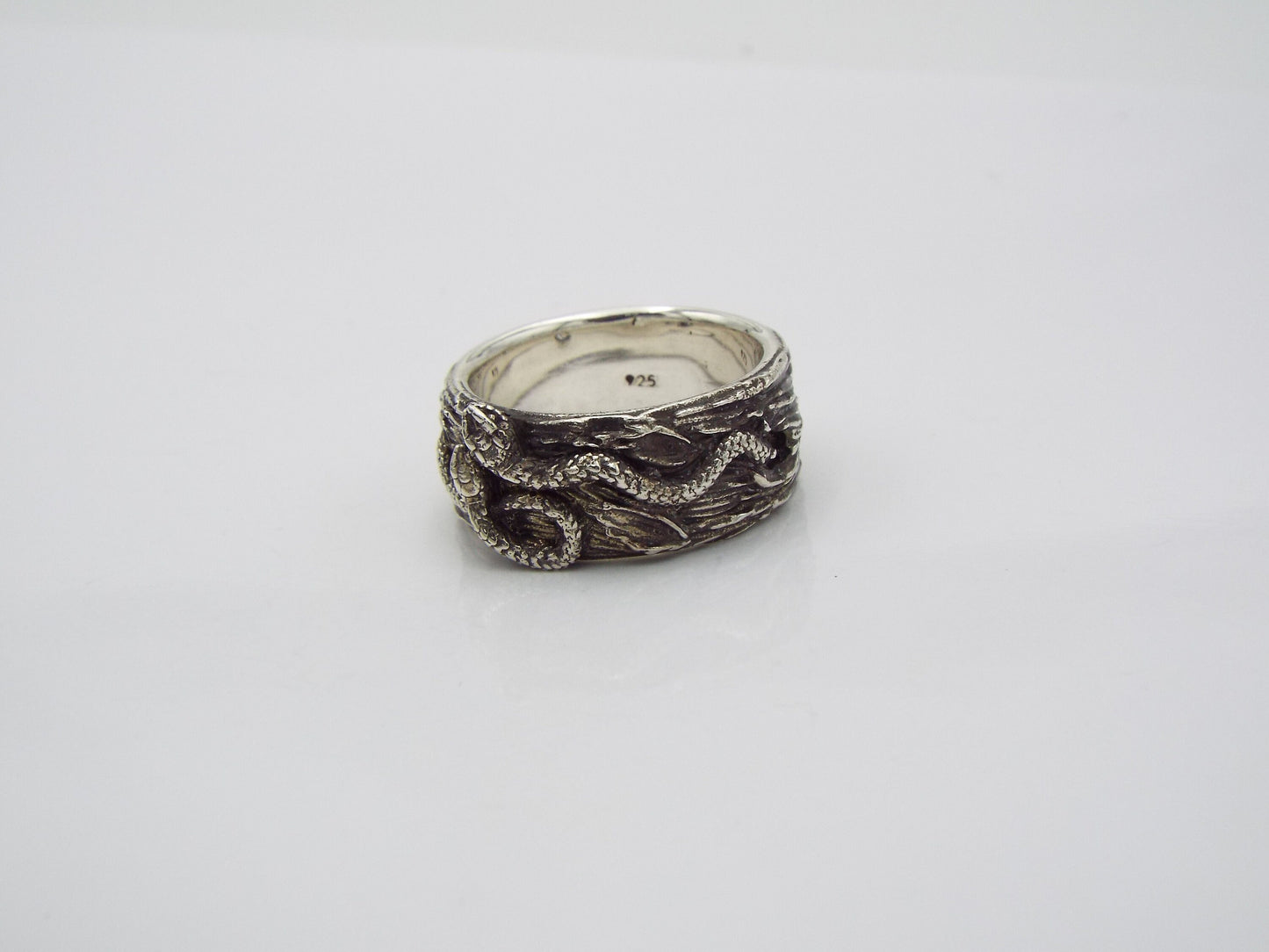 Snakes Intertwined Wide Band - JF Fantasy Jewelry
