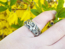 Load image into Gallery viewer, Snakes Intertwined Wide Band - JF Fantasy Jewelry

