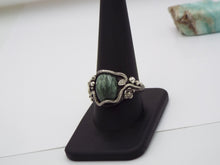 Load image into Gallery viewer, Seraphinite Snake Ring - JF Fantasy Jewelry
