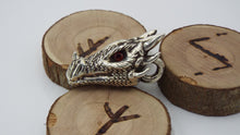 Load image into Gallery viewer, Fire Dragon Pendant - JF Fantasy Jewelry
