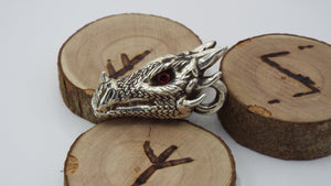 Fire Dragon Pendant - JF Fantasy Jewelry