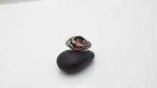 Load image into Gallery viewer, Strawberry Quartz Snake Ring - JF Fantasy Jewelry

