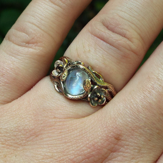 Golden Moonlight Garden Stroll - JF Fantasy Jewelry