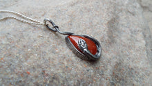 Load image into Gallery viewer, Carnelian Snake Pendant - JF Fantasy Jewelry
