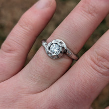 Load image into Gallery viewer, Crown Of Leaves Moissanite Ring - JF Fantasy Jewelry
