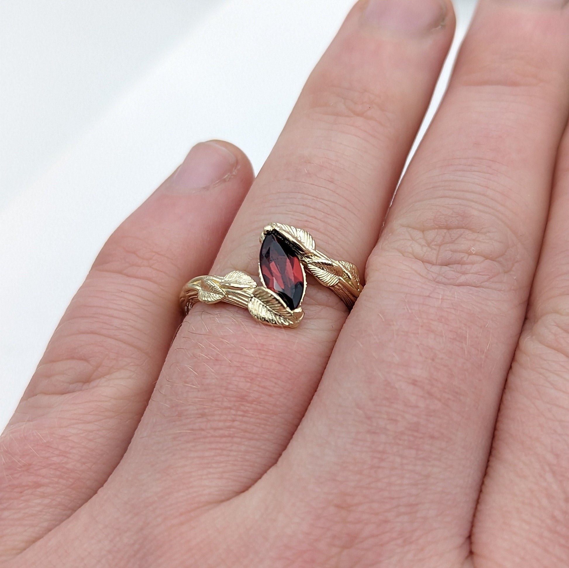 Garnet of the Forest - JF Fantasy Jewelry