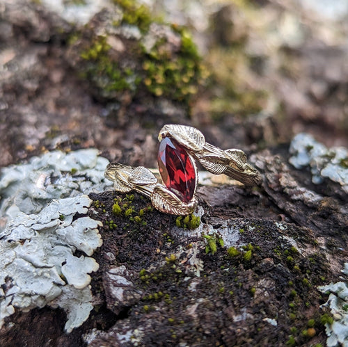 Garnet of the Forest - JF Fantasy Jewelry