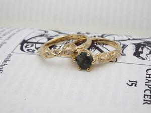 Moss Agate Bridal Set - JF Fantasy Jewelry
