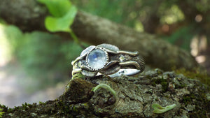Moonstone Love of the Trees Ring - JF Fantasy Jewelry