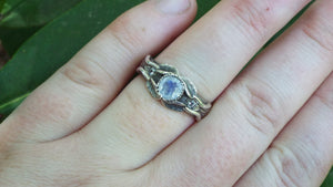 Moonstone Love of the Trees Ring - JF Fantasy Jewelry
