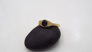 Black Onyx Gold Spider Ring - JF Fantasy Jewelry