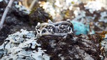 Load image into Gallery viewer, Nature-Inspired Sterling Silver Branch and Twig Wide Band Ring - JF Fantasy Jewelry
