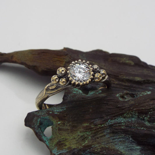 Golden Mushroom Grove - JF Fantasy Jewelry