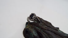 Load image into Gallery viewer, Teardrop Black Onyx Snake Ring - JF Fantasy Jewelry
