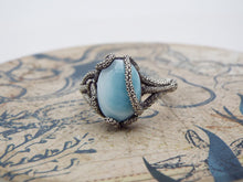 Load image into Gallery viewer, Kraken Larimar Ring - JF Fantasy Jewelry
