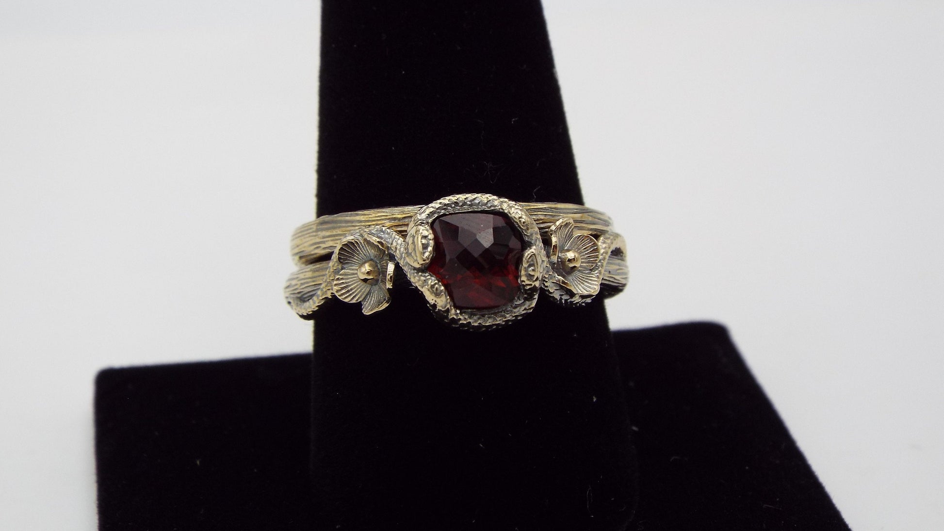 Serpent's Embrace Set, Snake and Flower Bridal Set - JF Fantasy Jewelry