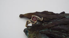 Load image into Gallery viewer, Crimson Serpent in 14k Solid Gold - JF Fantasy Jewelry
